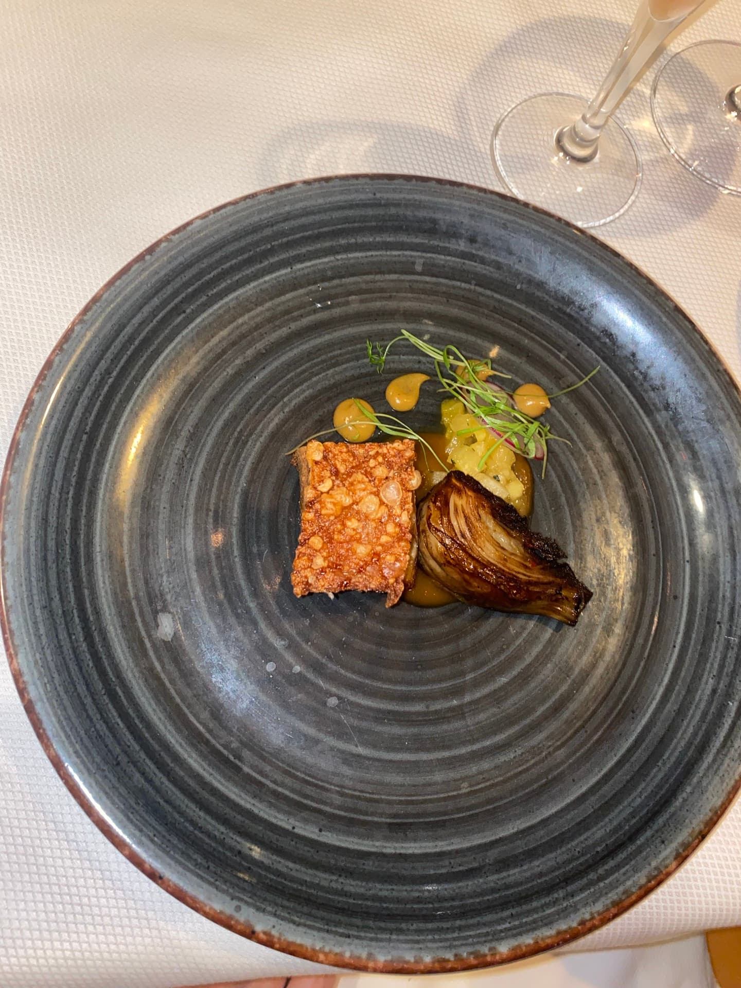 Pork belly with fennel